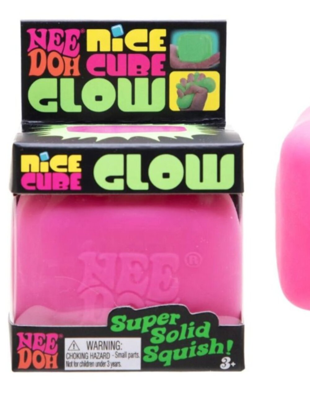 NEW Needoh Nice cube glow | Pink